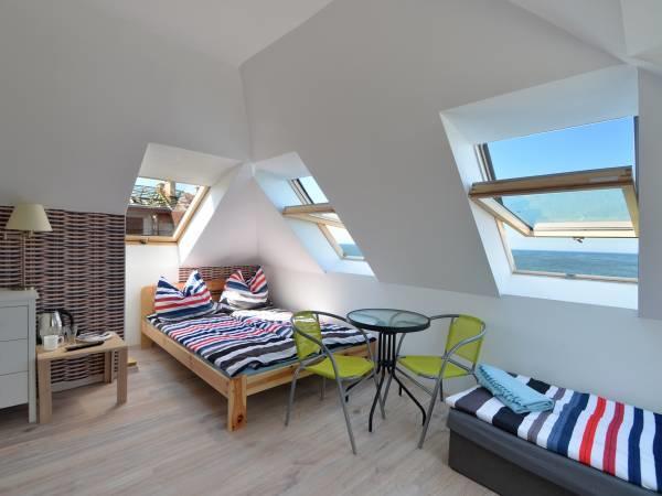Willa Plaza Pokoje I Domki Z Widokiem Na Morze Apartman Dziwnów Kültér fotó